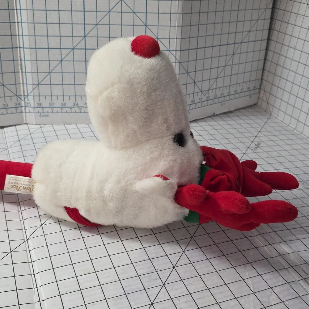 Dan Dee Collector's Choice Musical Plush‎ Reindeer/Moose Hobby Horse, White/Red